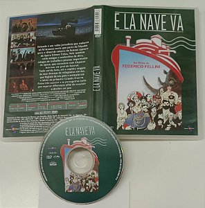 Dvd e La Nave Va Editora Federico Fellini [seminovo]