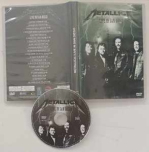 Dvd Metallica - Live In San Diego 1992 Editora [usado]
