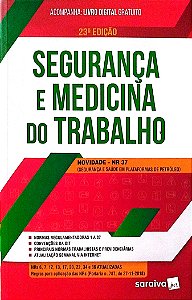 Livro Segurança e Medicina do Trabalho Autor Vários (2019) [seminovo]