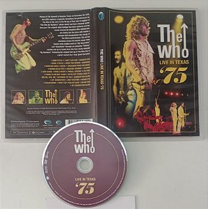 Dvd The Who - Live In Texas 1975 Editora [usado]