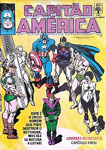 Gibi Capitão América #141 - Formatinho Autor (1991) [usado]