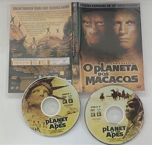 Dvd o Planeta dos Macacos (2 Dvds - Edição Especial de 35 ° Aniversário) Editora Franklin J. Schaffner [usado]
