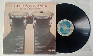 Disco de Vinil Boleros, Con Amor: 42 Boleros Inesquecíveis (lp 1978) Interprete Santo Morales, Orquestra e Vocal (1978) [usado]