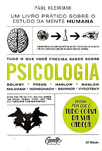 Livro Tudo o que Você Precisa Saber sobre Psicologia Autor Kleinman, Paul (2023) [seminovo]