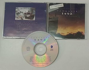 Cd 1492 Conquest Of Paradise - Trilha Sonora do Filme por Vangelis Interprete Vangelis (1992) [usado]