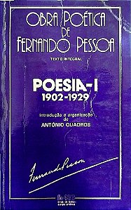 Livro Poesia 1: 1902-1929 Autor Pessoa, Fernando [usado]