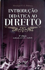 Livro Introdução Didática ao Direito Autor Pedrosa, Henrique E. G. (2010) [seminovo]