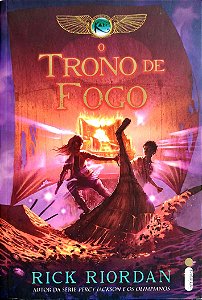 Livro o Trono de Fogo Autor Riordan, Rick (2011) [seminovo]