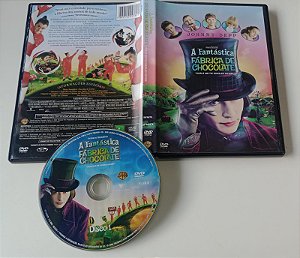 Dvd a Fantástica Fábrica de Chocolate (2005) Editora Tim Burton [usado]