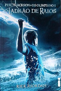Livro o Ladrão de Raios - Percy Jackson e os Olimpianos 1 (capa do Filme) Autor Riordan, Rick (2010) [seminovo]