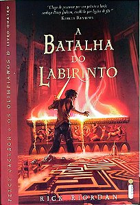 Livro a Batalha do Labirinto - Percy Jackson e os Olimpianos Livro 4 Autor Riordan, Rick (2010) [seminovo]