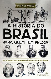 Livro a História do Brasil para Quem Tem Pressa Autor Costa, Marcos (2017) [seminovo]