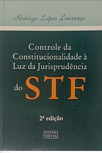 Livro Controle da Constitucionalidade À Luz da Jurisprudência do Stf Autor Lourenço, Rodrigo Lopes (1999) [usado]
