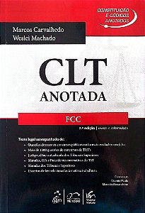 Livro Clt Anotada Autor Carvalhedo, Marcos (2013) [seminovo]