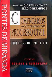 Livro Comentários ao Código de Processo Civil - Tomo 12 Autor Miranda, Pontes de (2003) [seminovo]