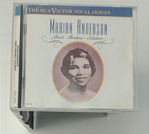 Cd Marian Anderson - Bach / Brahms / Schubert Interprete Marian Anderson com Vários Músicos (1989) [usado]
