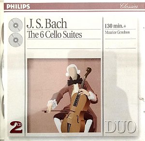Cd The 6 Cello Suites Interprete Bach (1994) [seminovo]