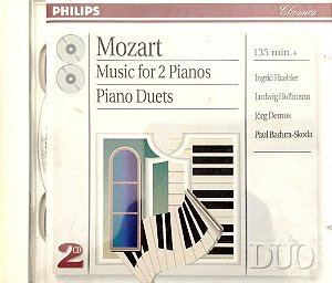 Cd Music For 2 Pianos - Piano Duets Interprete Mozart (1996) [seminovo]