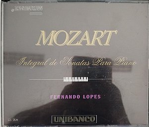 Cd Box Integral de Sonatas para Piano Interprete Mozart [seminovo]