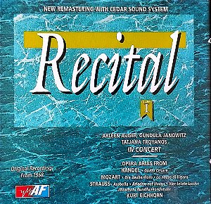 Cd Recital 1 Interprete Vários (1996) [usado]