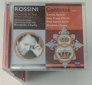 Cd Rossini: Le Nozze Di Teti / Cantatas Vol. 2 Interprete Riccardo Chailly, Orchestra e Coro Filarmonico Della Scala e Outros Artistas (2001) [usado]