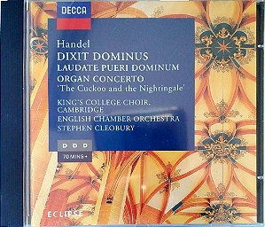 Cd Dixit Dominus Interprete Handel (1995) [seminovo]