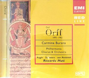 Cd Carmina Burana Interprete Orff [usado]