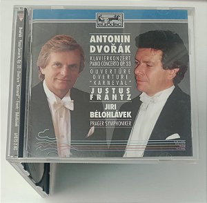 Cd Dvorak Piano Concerto Op. 33 Overture Karneval - Justus Frantz, Jiri Bélohlávek & Prager Symphoniker Interprete Justus Frantz, Prager Symphoniker, Jiri Bélohlávek (1990) [usado]