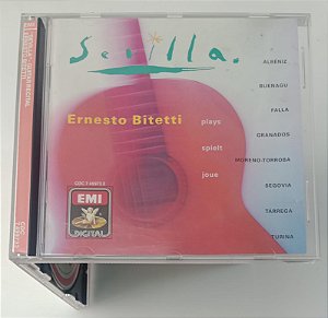 Cd Sevilla - Guitar Recital / Ernesto Bitetti Interprete Ernesto Bitetti (1990) [usado]