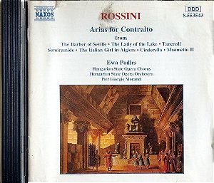 Cd Arias For Contralto Interprete Rossini (1995) [seminovo]