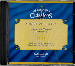 Cd Robert Schumann - os Grandes Clássicos Interprete Schumann (1995) [seminovo]