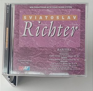 Cd Sviatoslav Richter - Rarities Interprete Sviatoslav Richter (1996) [usado]