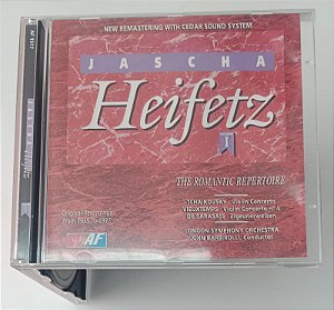 Cd Jascha Heifetz Vol. 1 - The Romantic Repertoire Interprete Jascha Heifetz, London Symphony Orchestra, John Barbirolli (1996) [usado]