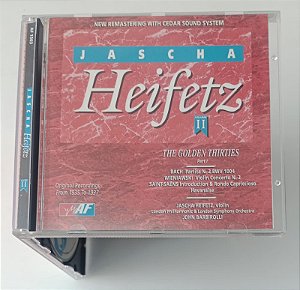 Cd Jascha Heifetz Vol. 2 - The Golden Thirties Part 1 Interprete Jascha Heifetz, London Philharmonic, London Symphony Orchestra, John Barbirolli [usado]