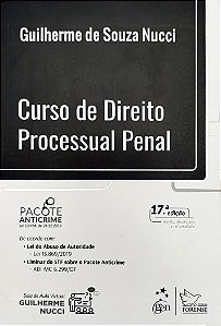 Livro Curso de Direito Processual Penal Autor Nucci, Guilherme de Souza (2020) [seminovo]