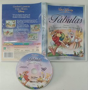 Dvd Fábulas Vol. 4 - a Grande Corrida / a Tartaruga e a Lebre / o Rei Netuno Editora [usado]