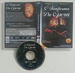 Dvd o Fantasma da Ópera (1962) Editora Terence Fisher [usado]