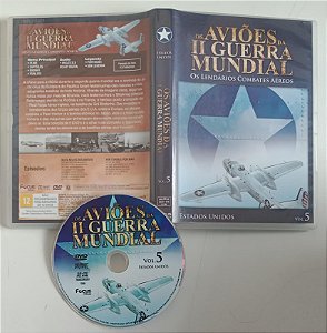 Dvd os Aviões da Segunda Guerra Mundial Vol.5 - Estado Unidos / os Lendários Combates Aéreos Editora [usado]