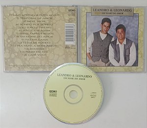 Cd Leandro & Leonardo - em Nome do Amor Interprete Leandro e Leonardo [usado]