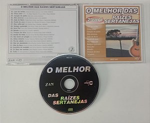 Cd o Melhor das Raízes Sertanejas - 2 em 1 Interprete Vários Artistas [usado]