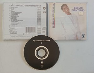Cd Emílio Santiago - Aquarela Brasileira 3 Interprete Emílio Santiago [seminovo]