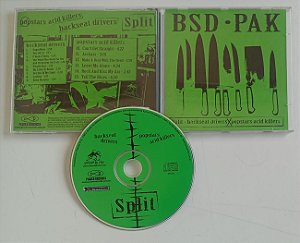 Cd Split - Backseat Drivers & Popstars Acid Killers Interprete Backseat Drivers, Popstars Acid Killers (2007) [seminovo]