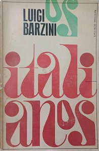 Livro os Italianos Autor Barzini, Luigi (1966) [usado]