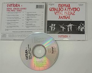 Cd Cantoria 1 Interprete Geraldo Azevedo, Vital Farias e Xangai [usado]