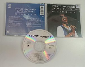 Cd Love Songs / 20 Classic Hits - Stevie Wonder Interprete Stevie Wonder (1995) [usado]