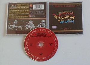 Cd Friday Night In San Francisco - Al Di Meola, John Mclaughlin, Paco de Lucia Interprete Al Di Meola, John Mclaughlin, Paco de Lucia (1997) [seminovo]