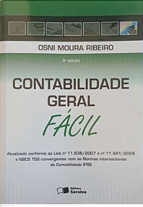 Livro Contabilidade Geral Fácil Autor Ribeiro, Osni Moura (2014) [seminovo]