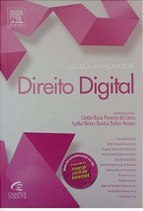 Livro Estudos Avançados de Direito Digital Autor Lima (coord.), Cíntia Rosa Pereira de (2014) [seminovo]