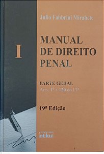 Livro Manual de Direito Penal I Autor Mirabete, Julio Fabbrini (2003) [usado]