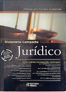 Livro Dicionário Compacto Jurídico Autor Guimarães, Deocleciano Torrieri (2010) [seminovo]